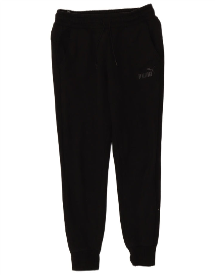 Puma Mens Tracksuit Trousers Joggers Small  Black