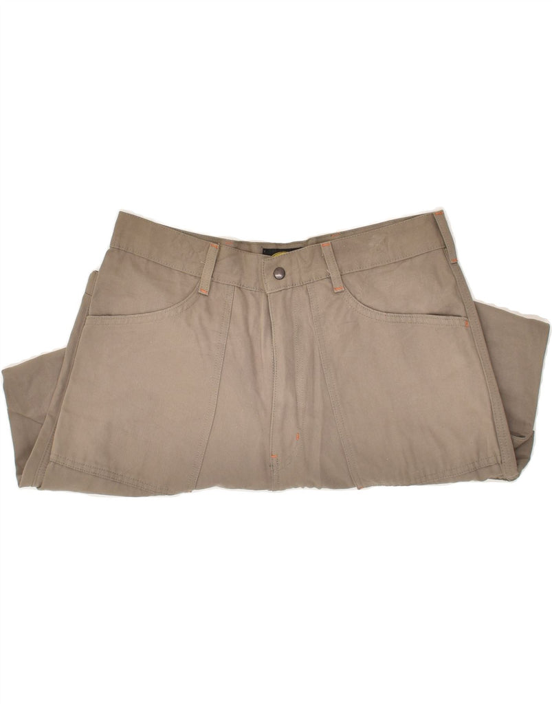 DIADORA Mens Utility Straight Cargo Trousers Large W34 L25 Brown Cotton | Vintage Diadora | Thrift | Second-Hand Diadora | Used Clothing | Messina Hembry 