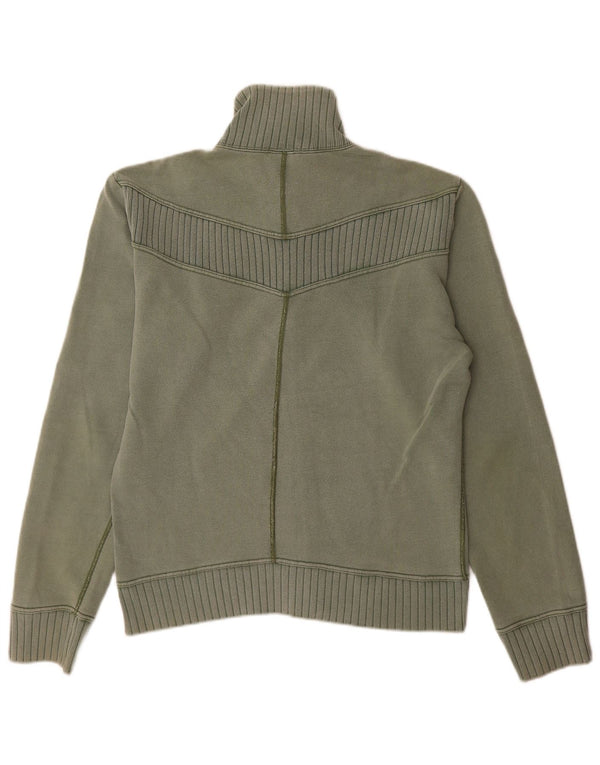 Diesel Mens Cardigan Sweater 2XL Green Cotton