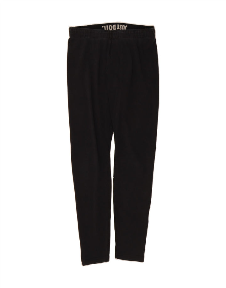 NIKE Womens Graphic Leggings UK 14 Medium  Black Cotton Vintage Nike and Second-Hand Nike from Messina Hembry 