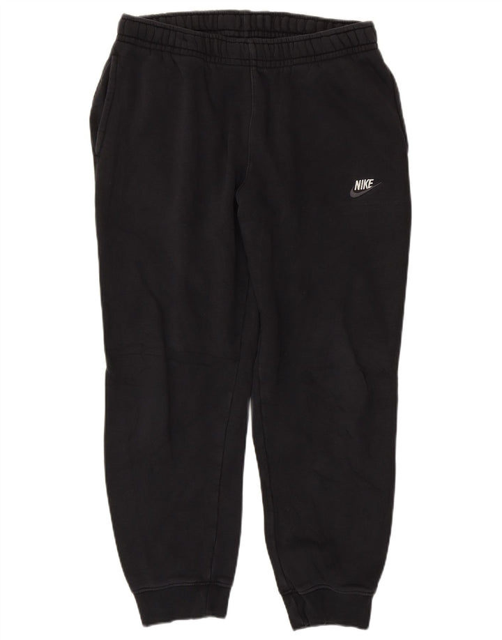 Nike Mens Tracksuit Trousers Joggers Medium Black Cotton