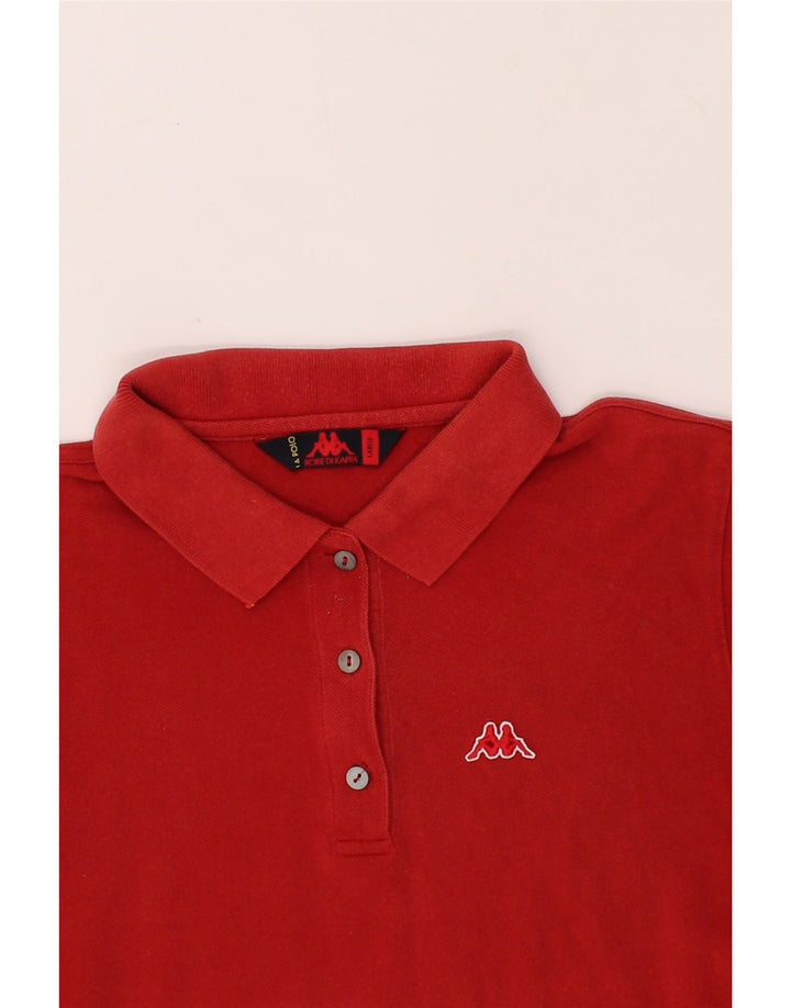 KAPPA Mens Polo Shirt Large Red Cotton Vintage Kappa and Second-Hand Kappa from Messina Hembry 