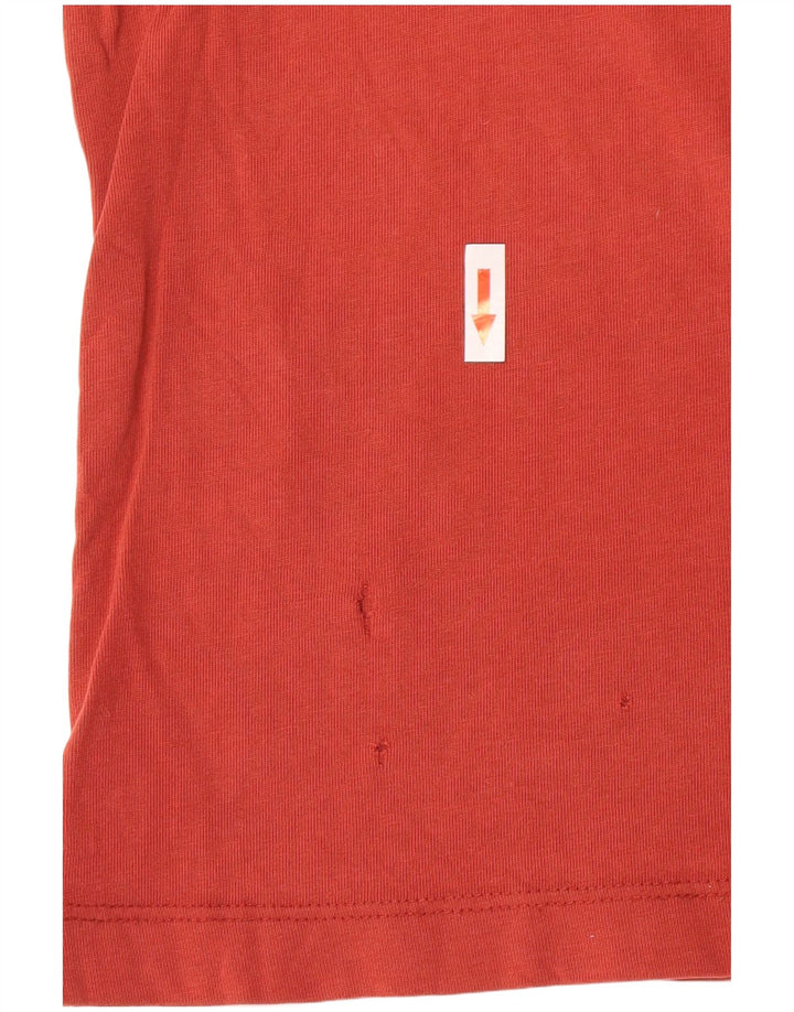 Calvin Klein Jeans Mens Graphic T-Shirt Top Medium Red Cotton