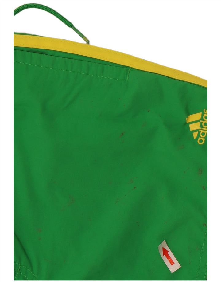 Adidas Mens Swimming Shorts Small  Green Nylon