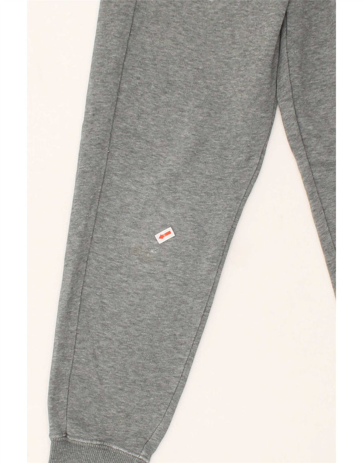 PUMA Boys Graphic Tracksuit Trousers Joggers 9-10 Years Medium Grey Cotton Vintage Puma and Second-Hand Puma from Messina Hembry 
