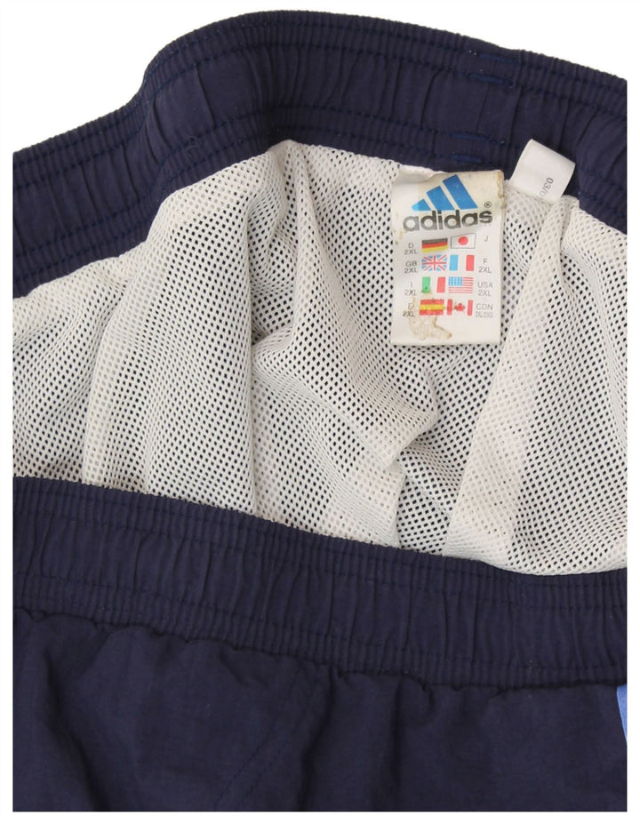 ADIDAS Mens Sport Shorts 2XL  Navy Blue Polyester