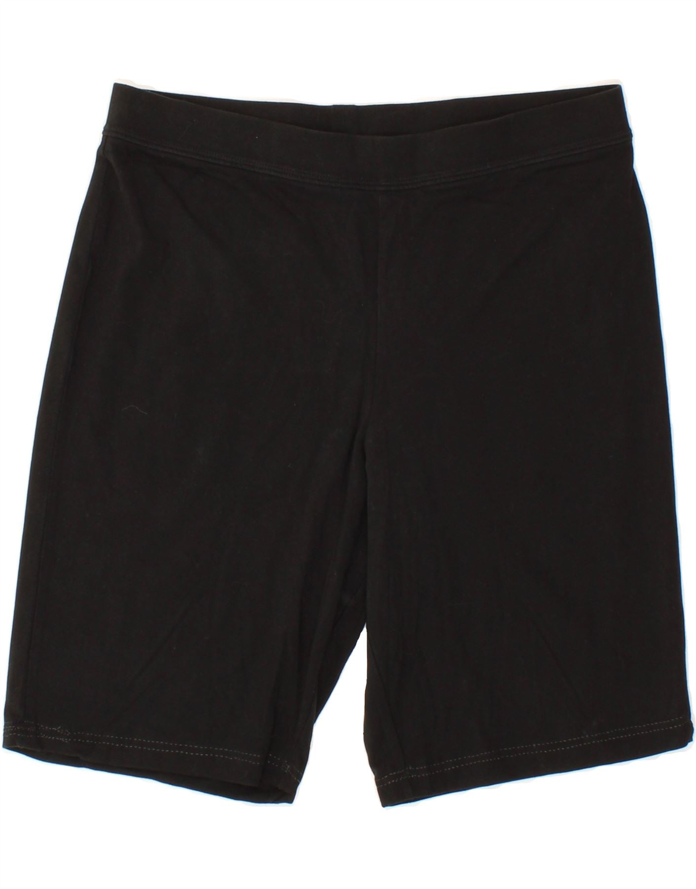 L.L.BEAN Womens Sport Shorts UK 14 Medium Black Cotton