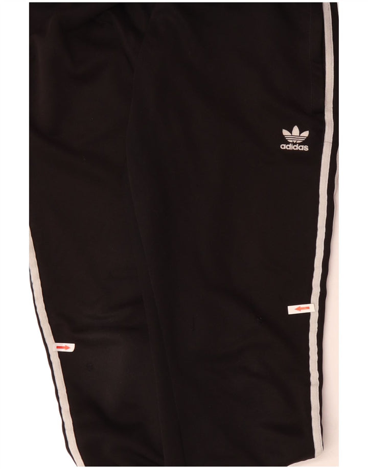 Adidas Mens Tracksuit Trousers Joggers Medium Black Polyester