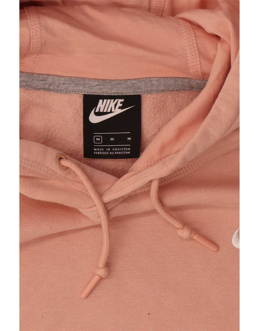 Nike Mens Hoodie Jumper Medium Pink Cotton
