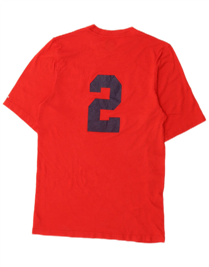 RUSSELL ATHLETIC Mens Graphic T-Shirt Top Small Red Polyester
