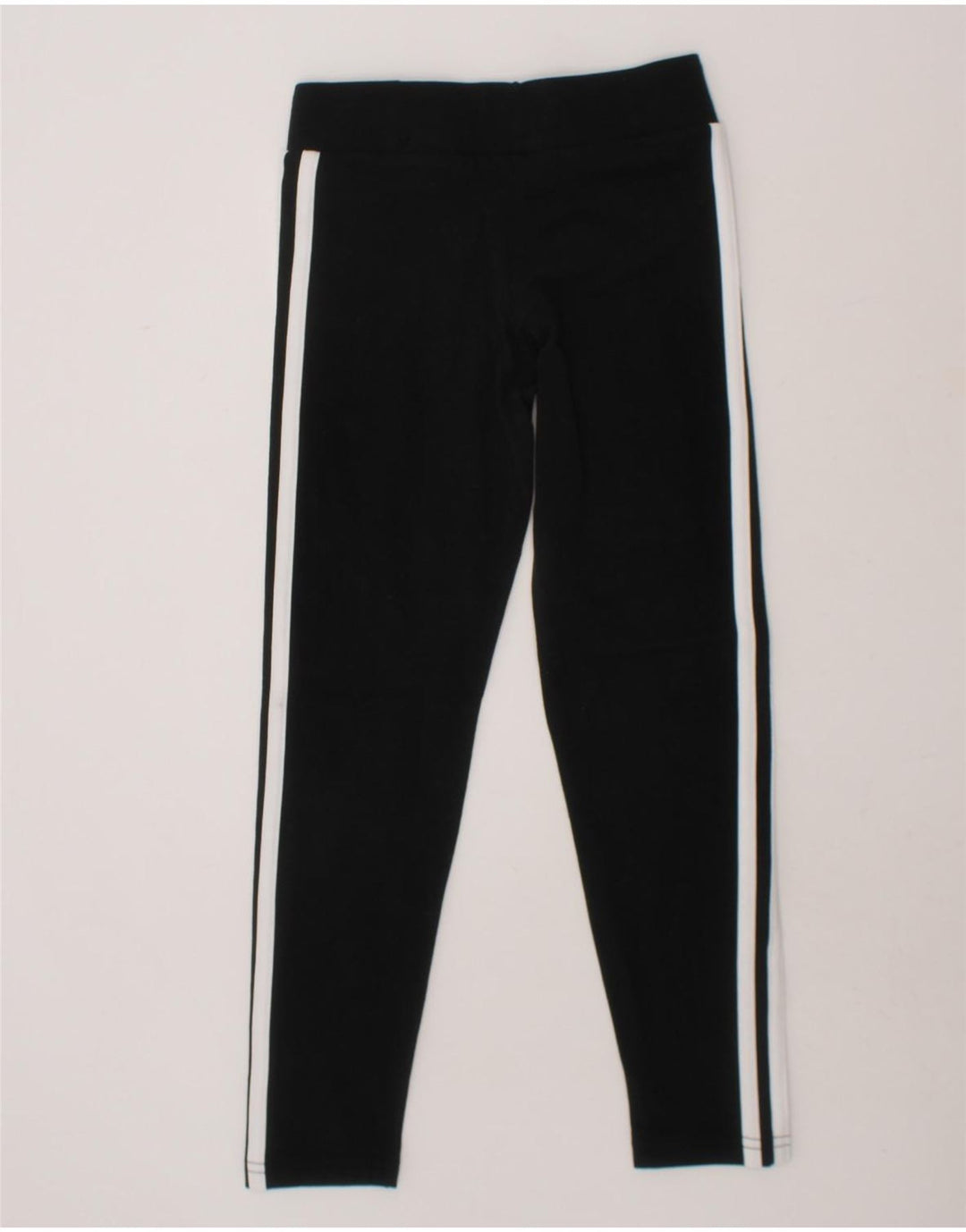 ADIDAS Girls Leggings 7-8 Years  Black Cotton Vintage Adidas and Second-Hand Adidas from Messina Hembry 