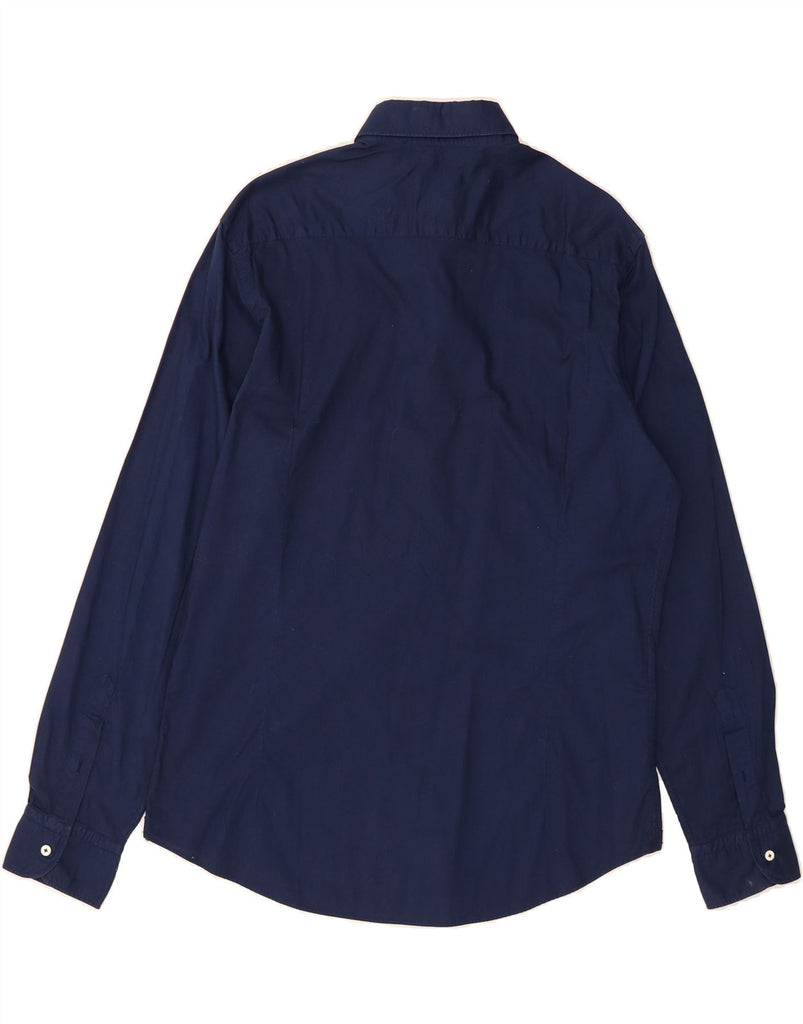 MASSIMO DUTTI Mens Shirt XL Navy Blue Vintage Massimo Dutti and Second-Hand Massimo Dutti from Messina Hembry 