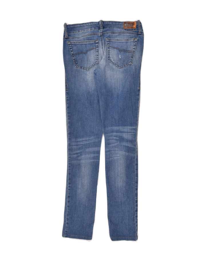 DIESEL Womens Grupee Distressed Slim Jeans W27 L32 Blue Cotton | Vintage Diesel | Thrift | Second-Hand Diesel | Used Clothing | Messina Hembry 