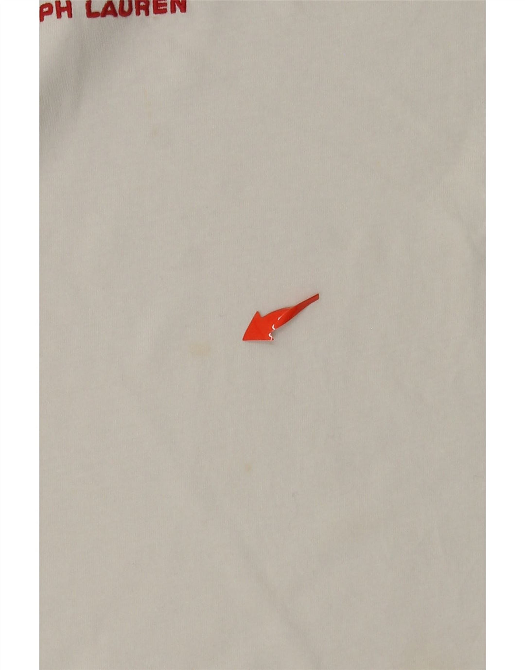 POLO RALPH LAUREN Mens Custom Slim Fit Graphic T-Shirt Top Large White