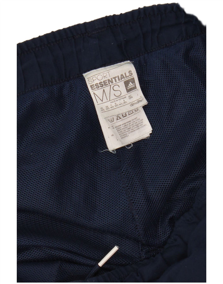 ADIDAS Mens Climalite Tracksuit Trousers Medium  Navy Blue Polyester