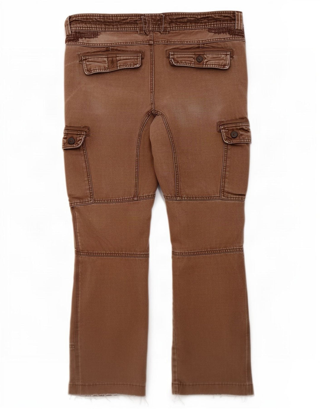 Carhartt Mens Crop Straight Cargo Trousers W36 L26 Brown