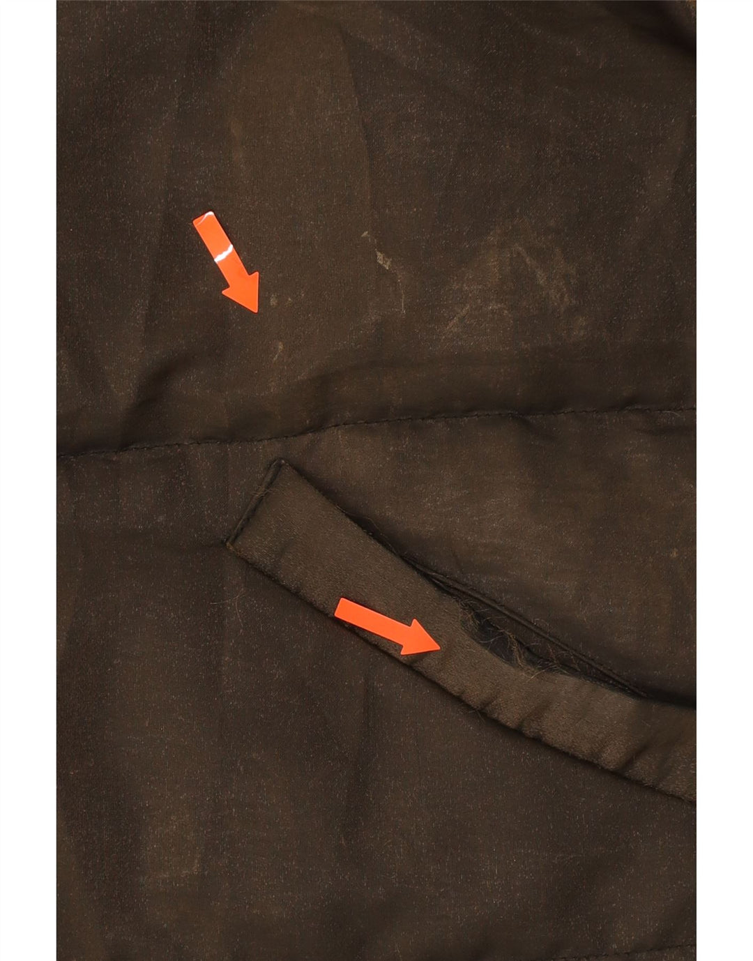 MONCLER Womens Padded Jacket Size 1 Small Brown Vintage Moncler and Second-Hand Moncler from Messina Hembry 