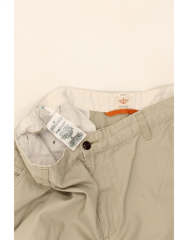 DOCKERS Mens Chino Shorts W38 XL Beige Cotton Vintage Dockers and Second-Hand Dockers from Messina Hembry 