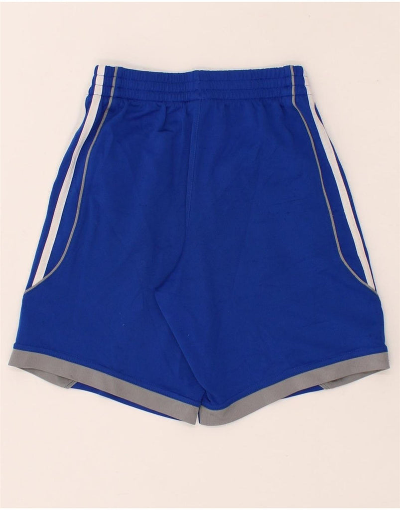 ADIDAS Boys Sport Shorts 7-8 Years Small  Blue Polyester Vintage Adidas and Second-Hand Adidas from Messina Hembry 