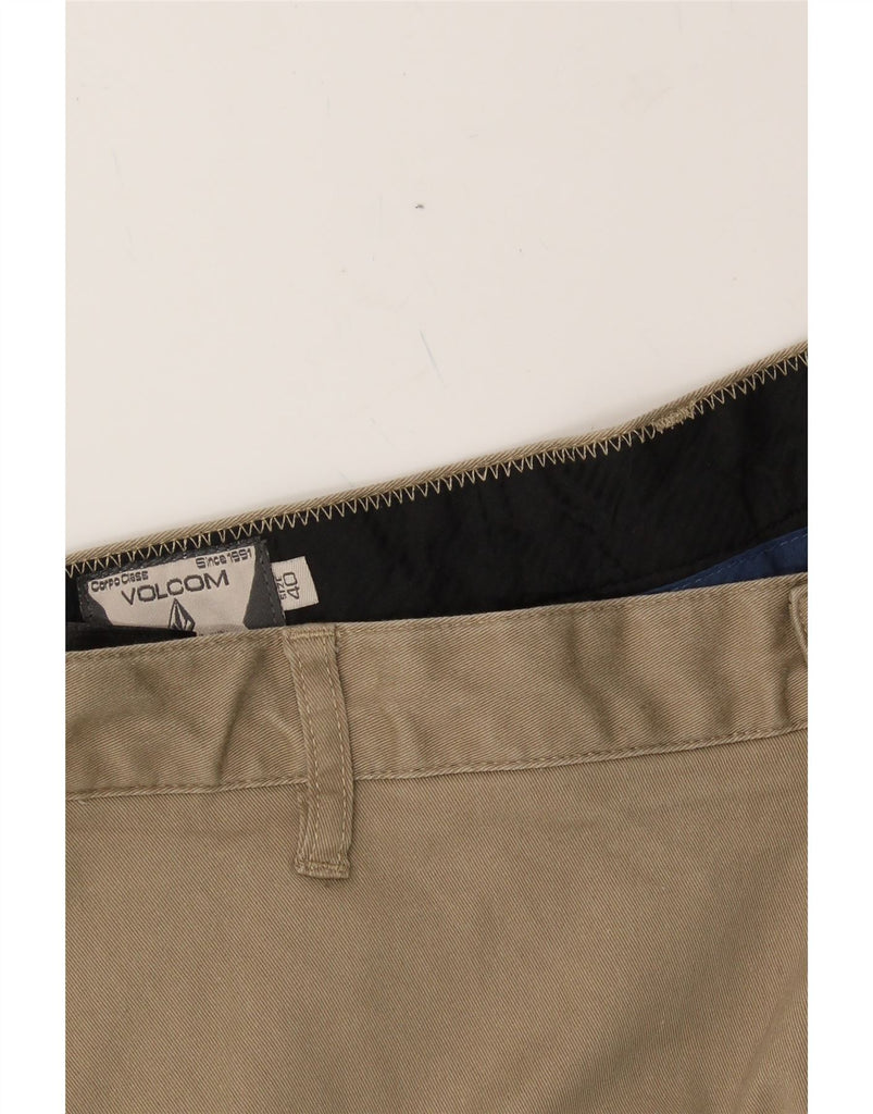 VOLCOM Mens Chino Shorts W40 XL Beige Cotton Vintage Volcom and Second-Hand Volcom from Messina Hembry 