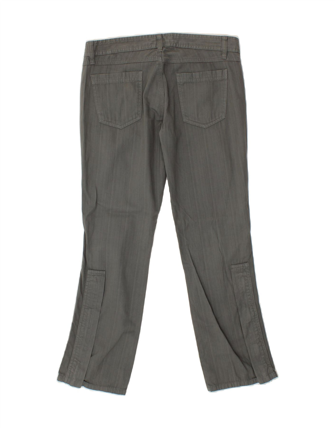 DKNY Womens Straight Casual Trousers W29 L28 Grey Cotton Vintage Dkny and Second-Hand Dkny from Messina Hembry 