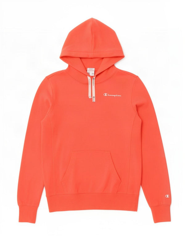 Champion Womens Hoodie Jumper UK 10 Small Pink Cotton