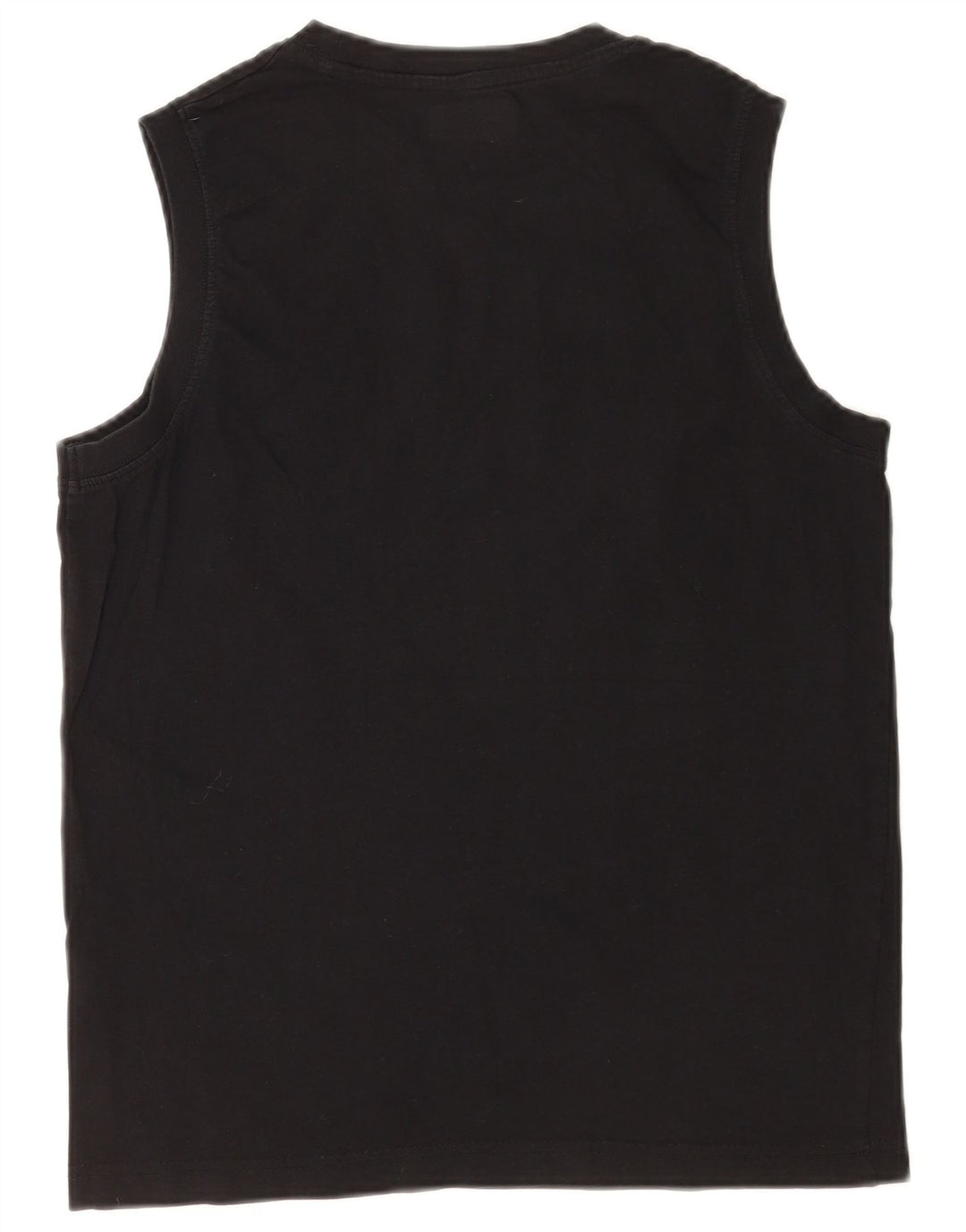 Kappa Mens Graphic Vest Top Medium Black Cotton