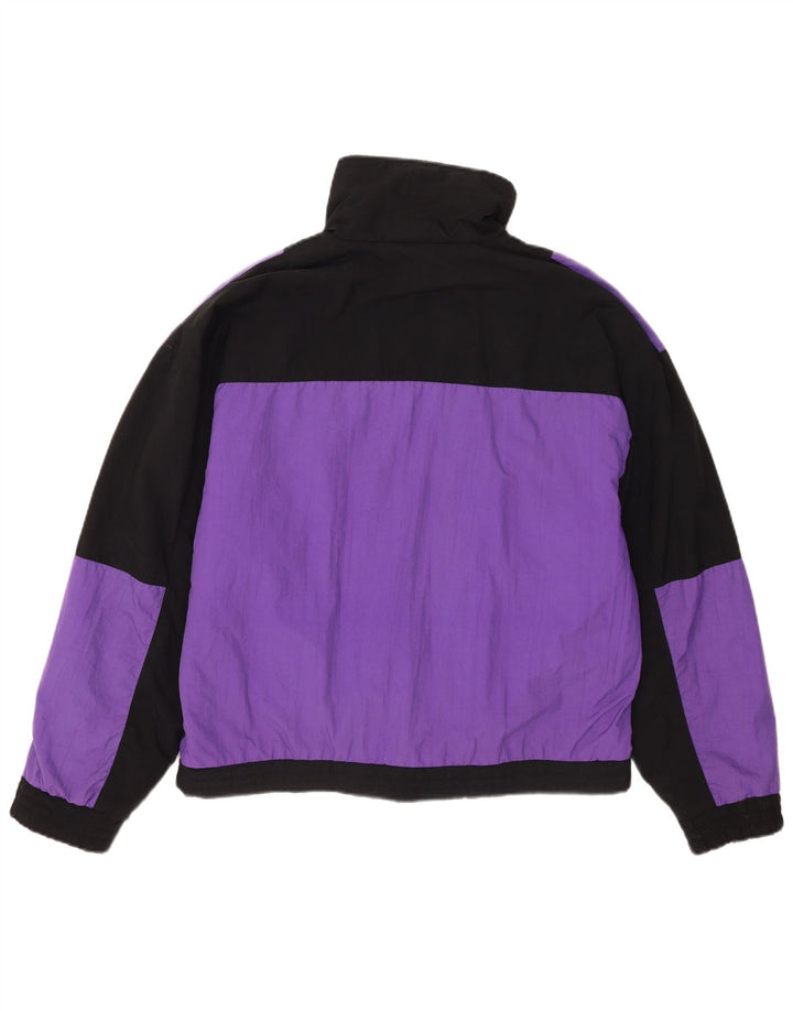 Vintage Mens Anorak Jacket UK 40 Large Purple Colourblock
