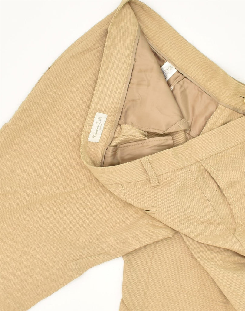 MASSIMO DUTTI Womens Chino Shorts W32 Large Beige Cotton | Vintage Massimo Dutti | Thrift | Second-Hand Massimo Dutti | Used Clothing | Messina Hembry 