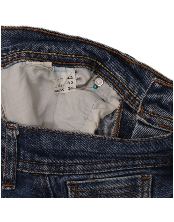 Zara Mens Slim Jeans EU 42 Large W32 L30 Blue