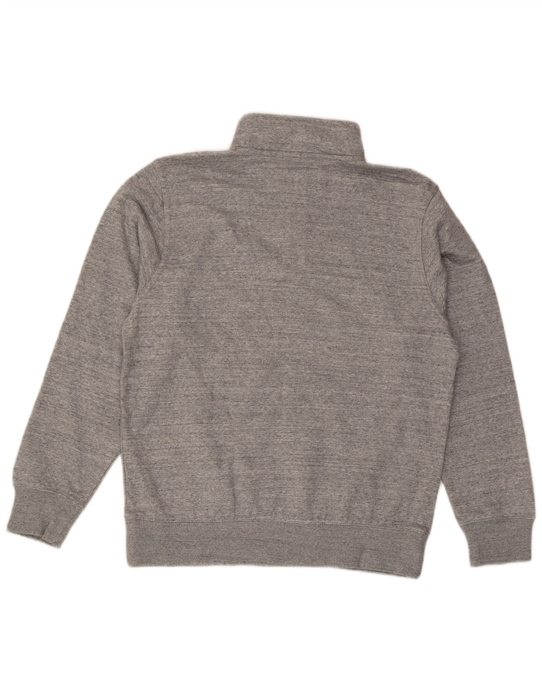 Jack Wills Mens Zip Neck Classic Fit Sweatshirt Jumper Large Grey Flecked
