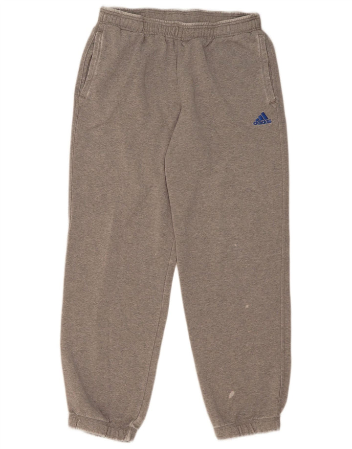 Adidas Mens Tracksuit Trousers Joggers Large  Grey Cotton