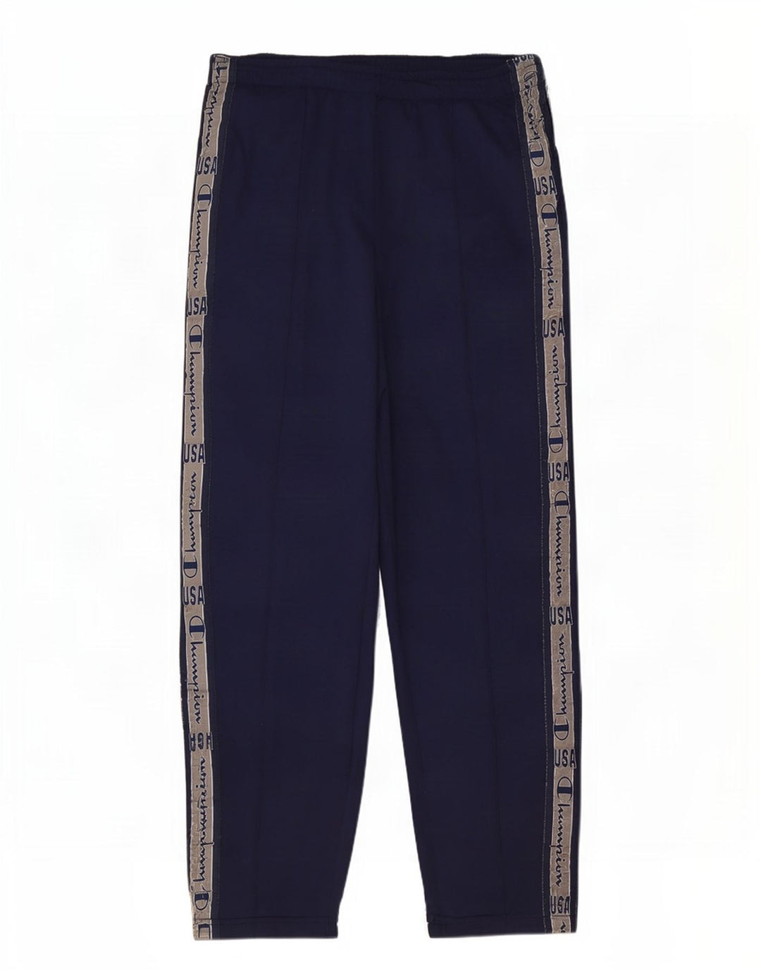 Champion Mens Graphic Tracksuit Trousers Large Navy Blue Colourblock
