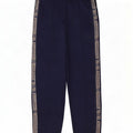 Champion Mens Graphic Tracksuit Trousers Large Navy Blue Colourblock