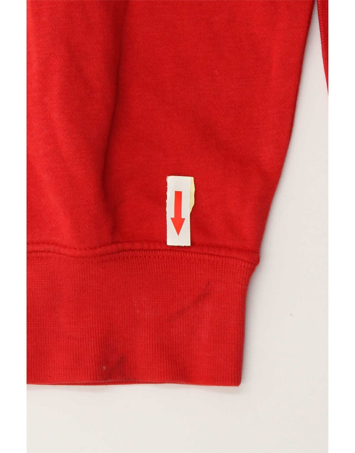 Nike Womens Graphic Oversized Sweatshirt Jumper UK 18 XL Red Cotton
