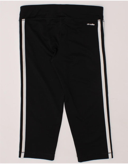ADIDAS Girls Climalite Capri Leggings 9-10 Years Black Polyester | Vintage  \u0026 Second-Hand Clothing Online | Messina Hembry