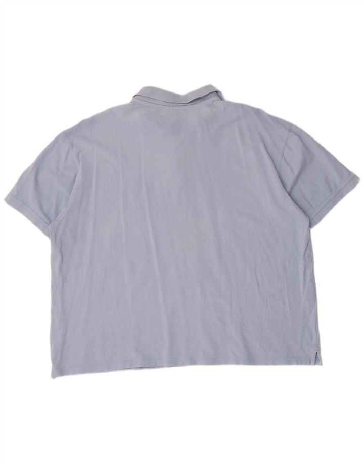 James Pringle Mens Polo Shirt 2XL Blue Cotton