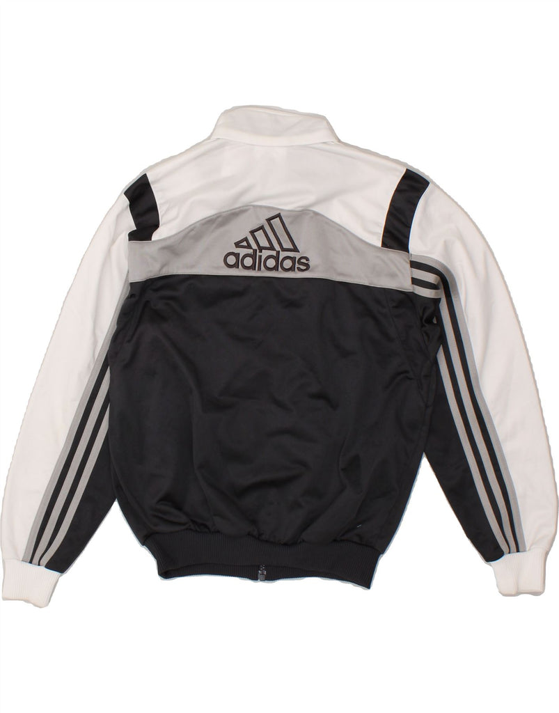 ADIDAS Boys Graphic Tracksuit Top Jacket 11-12 Years Large Black | Vintage Adidas | Thrift | Second-Hand Adidas | Used Clothing | Messina Hembry 