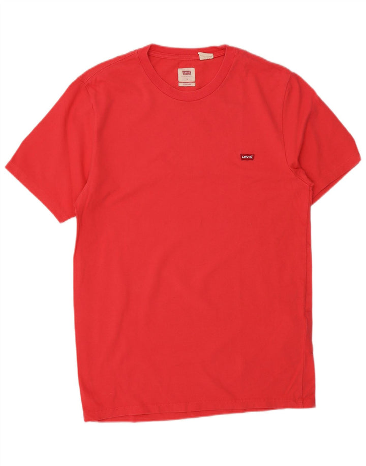 LEVI'S Mens Standard T-Shirt Top Small Red Cotton