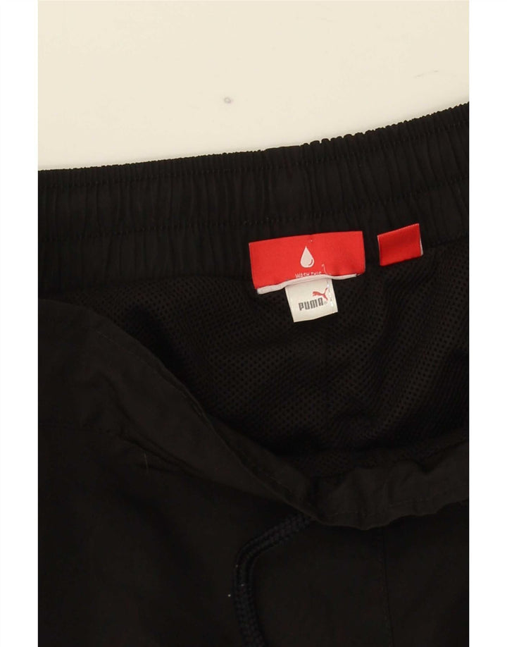 Puma Mens Tracksuit Trousers Joggers Medium Black Colourblock