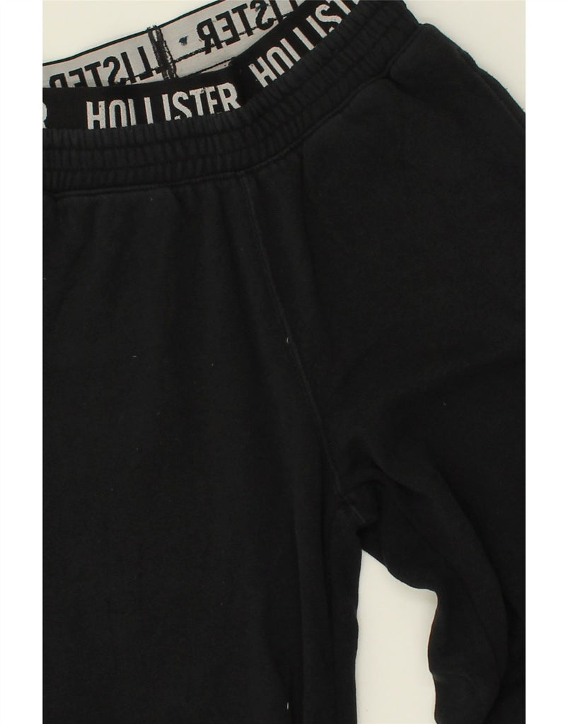 HOLLISTER Womens Tracksuit Trousers Joggers UK 4 XS Black Nylon | Vintage Hollister | Thrift | Second-Hand Hollister | Used Clothing | Messina Hembry 