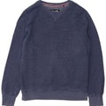 Superdry Mens Graphic Sweatshirt Jumper XL Blue Flecked Cotton