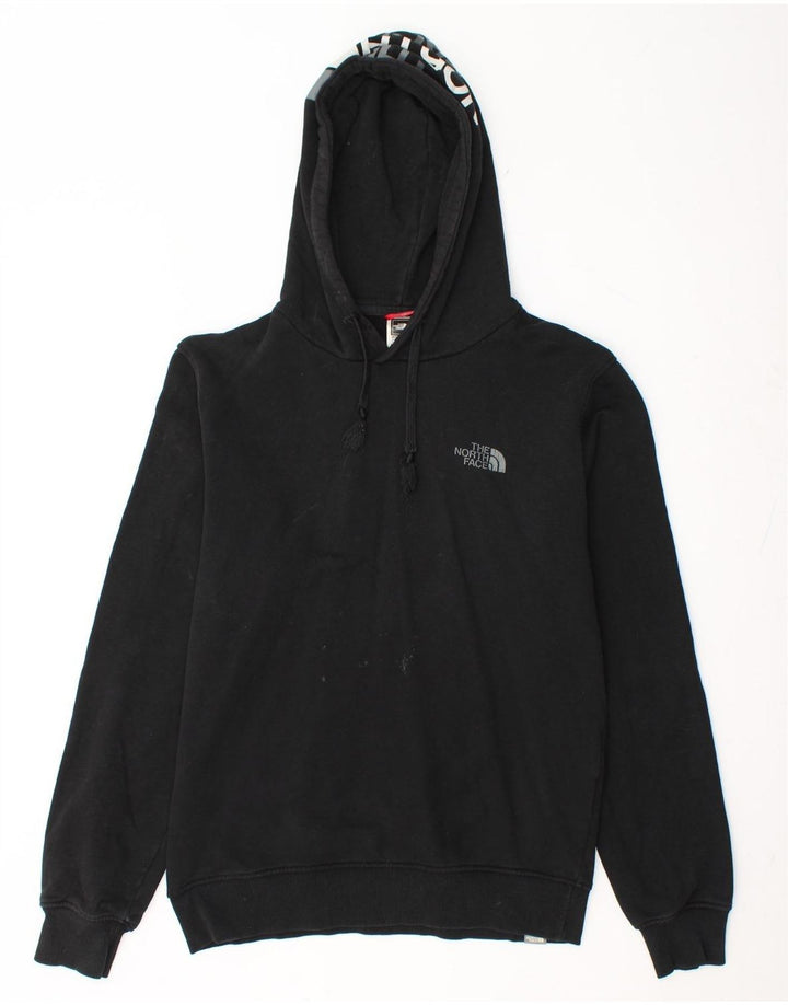 THE NORTH FACE Mens Graphic Hoodie Jumper Medium Black Cotton