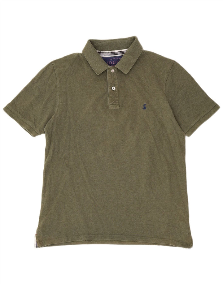 Joules Mens Classic Fit Polo Shirt Medium Khaki Cotton