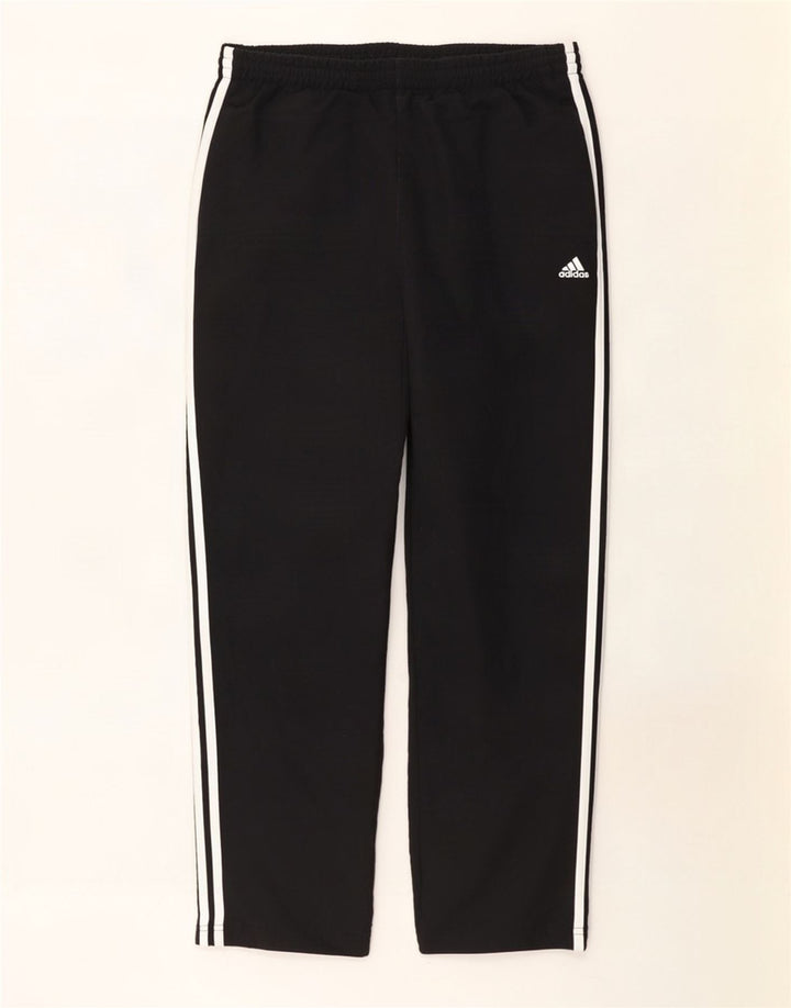 Adidas Mens Tracksuit Trousers Medium Black Polyester
