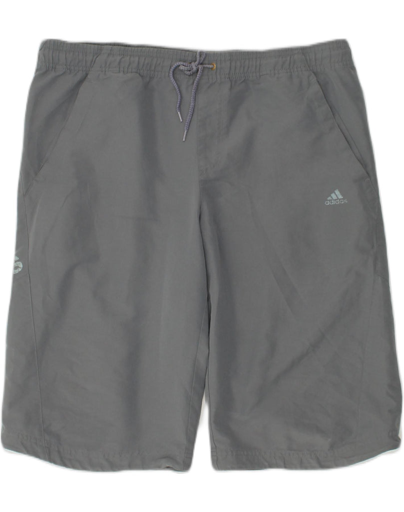 ADIDAS Mens Sport Shorts Medium Grey | Vintage Adidas | Thrift | Second-Hand Adidas | Used Clothing | Messina Hembry 