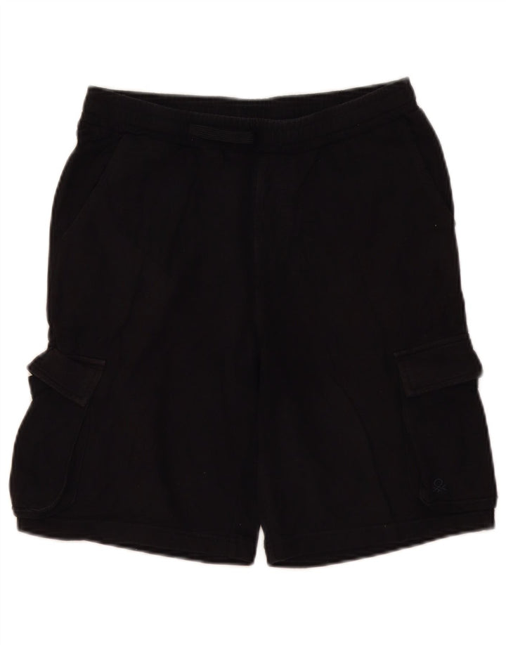 Benetton Mens Sport Shorts Small Black