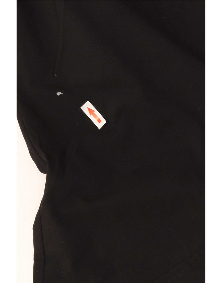 Adidas Womens Climalite Tracksuit Trousers UK 10 Small Black Polyester
