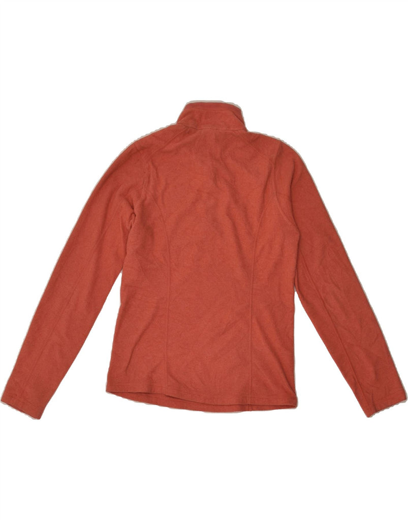 THE NORTH FACE Womens Zip Neck Fleece Jumper UK 6 XS Orange Polyester | Vintage The North Face | Thrift | Second-Hand The North Face | Used Clothing | Messina Hembry 