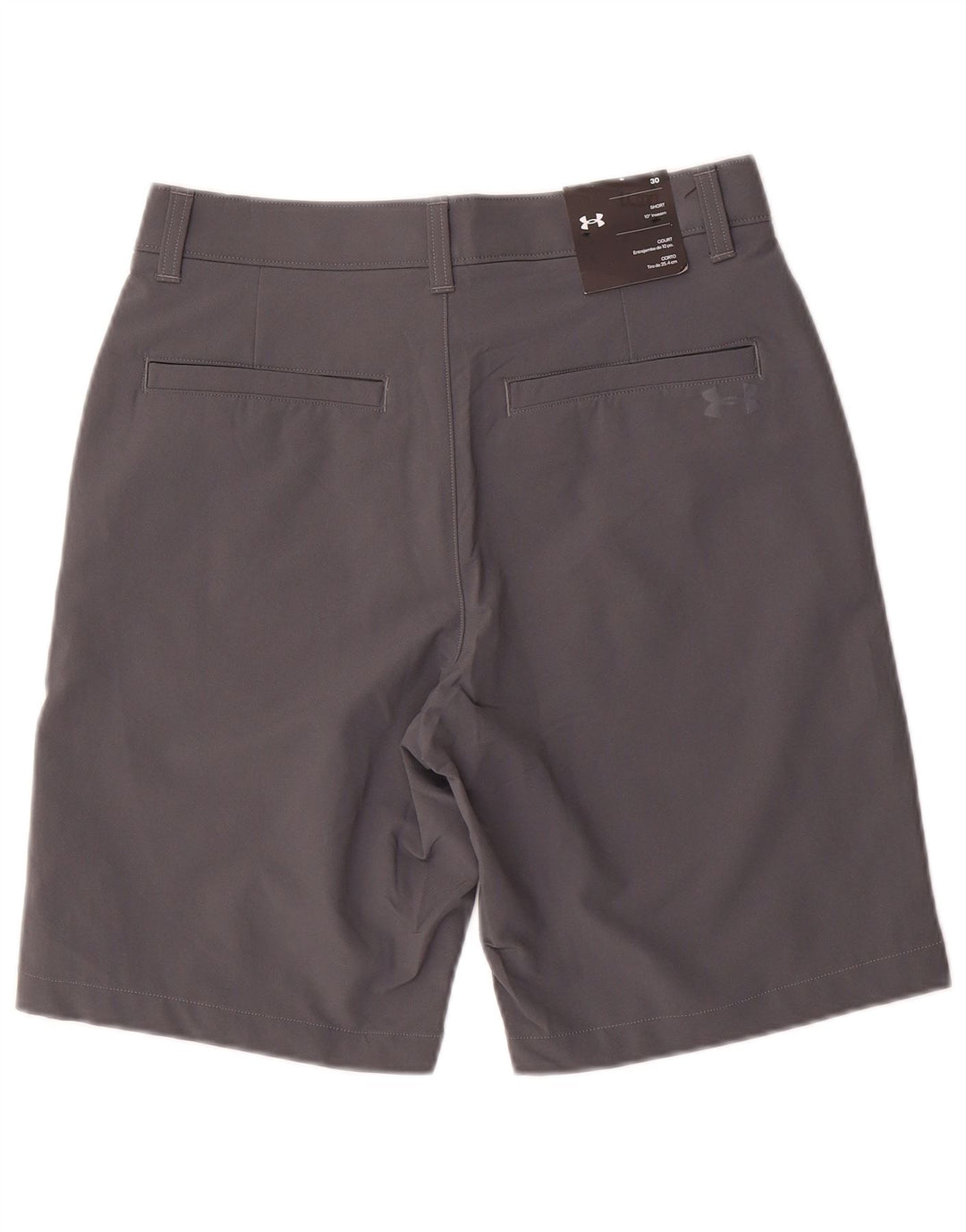 Under Armour Mens Chino Shorts W30 Medium Grey Polyester